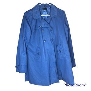 Stile Benetton medium steal blue trench coat